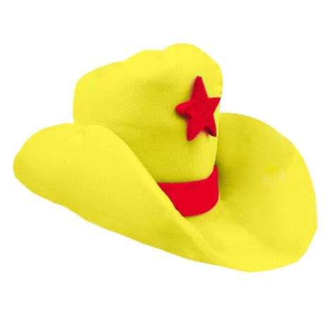 Giant Foam Cowboy Western Novelty Hat Yellow For Sale Online Ebay