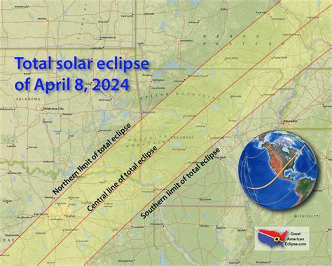 Solar Eclipse Path Of Totality Interactive Map