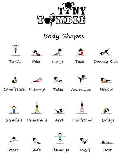 Tiny Tumble Body Positions To Work On With Toddlers Gymmarika
