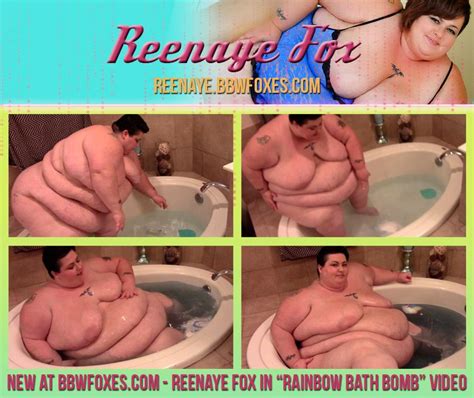 TW Pornstars BBW Foxes Twitter Sexy Ssbbw ReenayeStarr In A Hot New Bathtime Video Shows