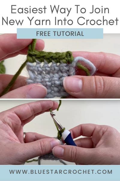 Easiest Way To Join New Yarn In Crochet Securely Blue Star Crochet