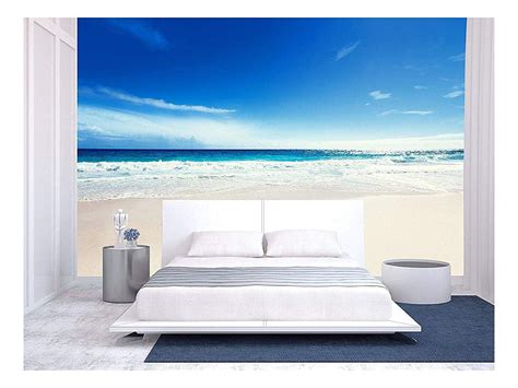 wall26 seychelles beach removable wall mural self adhesive large wallpaper 100x144 inches