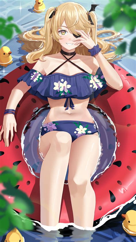 Artstation Genshin Impact Fischl Bikini Sexy Cover Art Anime Style Comissions Sample