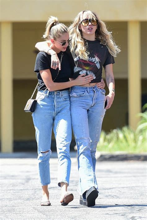 miley cyrus and kaitlynn carter pics of the couple hollywood life