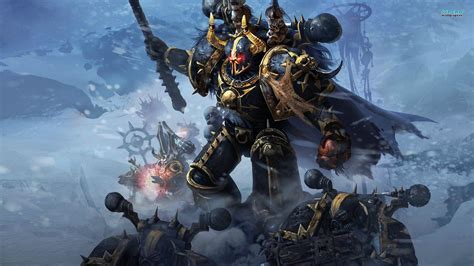 Warhammer Chaos Space Marine Logo Wallpapers Wallpaper Cave