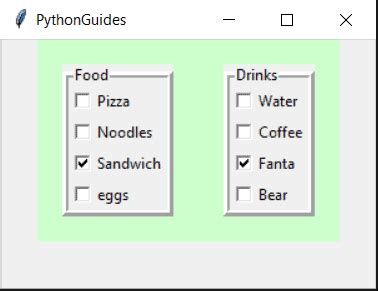 Python Tkinter Frame Python Guides