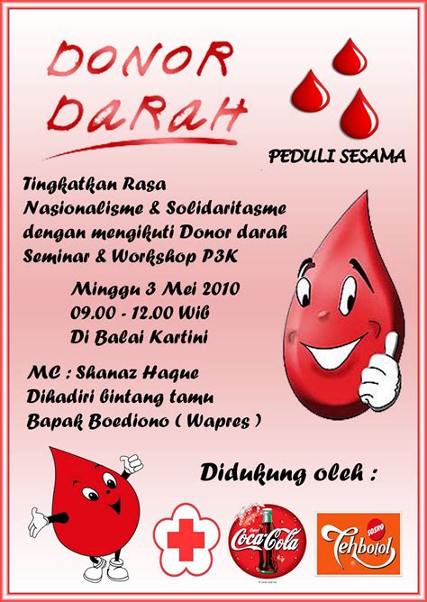 Poster Kempen Derma Darah Kertas Kerja Program Kempen Derma Darah