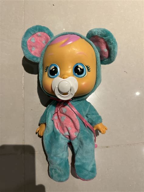 Cry Babies La La Mouse Doll Green 10581 12 Inches Cries Real