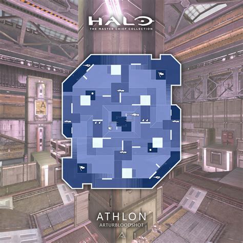 Artstation Athlon Map Layout Halo Mcc