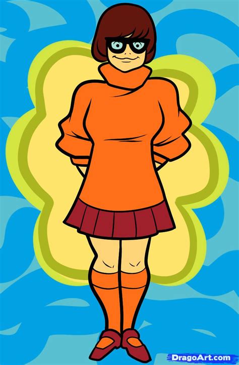 How To Draw Velma From Scooby Doo Step By Step Cartoon Network