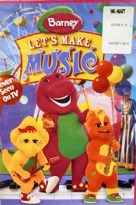 Barney Lets Make Music Dvd Etsy