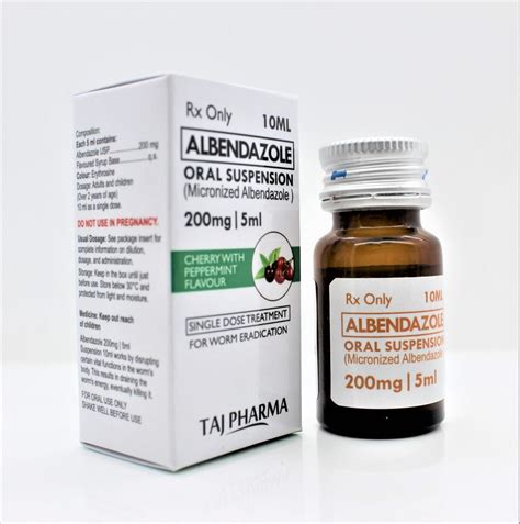 Albendazole Oral Suspension 200mg5ml Manufacturers In India