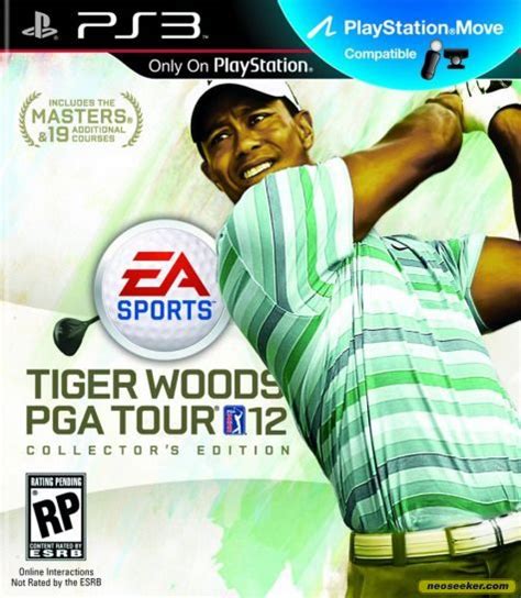 Tiger Woods PGA Tour 12 The Masters PS3 Front Cover