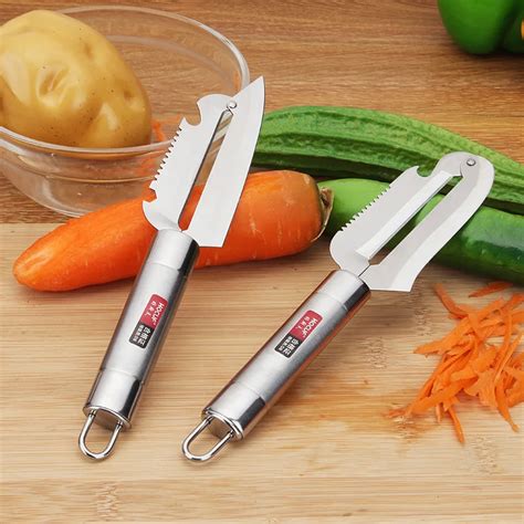 Multi Function Stainless Steel Fruit Vegetable Peeler Zester Slicer Gadgets Kitchen Tool Knife
