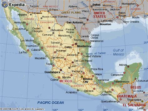 Culiacan Map Mexico