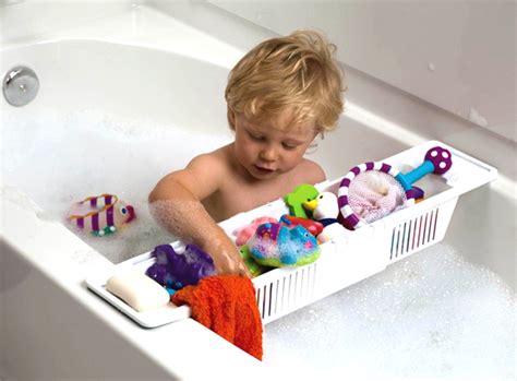 This storage device is made with a strong mesh fabric that allows airflow and dries up bath toys quickly. 11 Hassle Free Kids Toy Storage Ideas | Home Tree Atlas