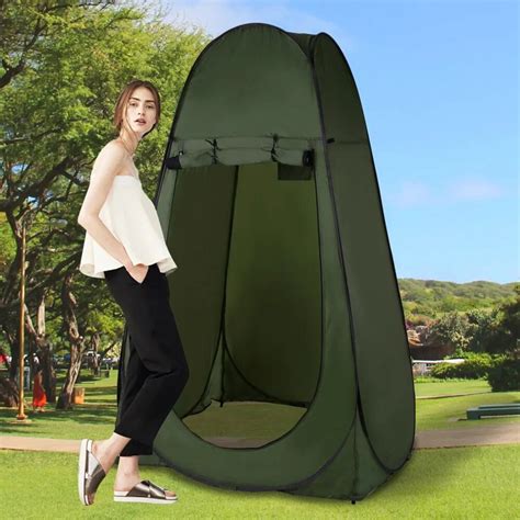 Portable Outdoor Pop Up Tent Camping Shower Bathroom Privacy Toilet