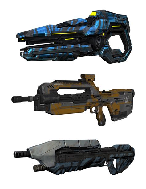 Halo 4 Skins Of The Weapons By Goyo Noble 141 On Deviantart