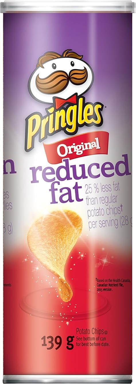 Pringles Reduced Fat Original Potato Chips Reduced Fat 139 Grams