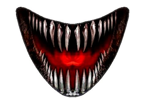 Teeth Mouth Lips Scary Monster Halloween Blade Scary Clip Art Library