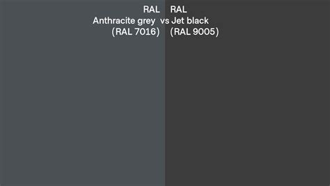 Ral Anthracite Grey Vs Jet Black Side By Side Comparison