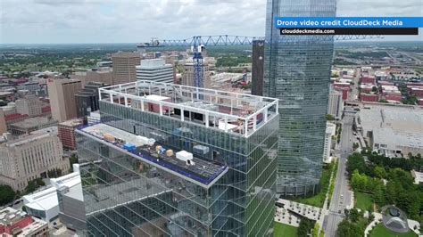 27 Story Bok Park Plaza Topped Out In Oklahoma City