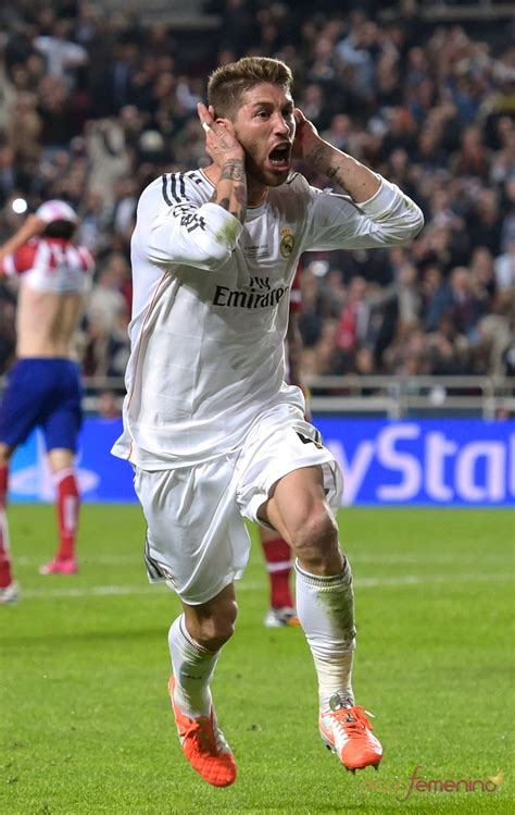 Sergio Ramos Of Real Madrid In The 2014 Champions League Final Sergio