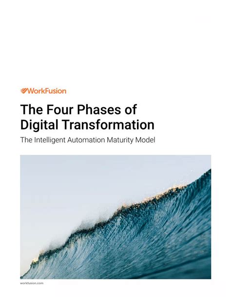 The Four Phases Of Digital Transformation The Intelligent Automation