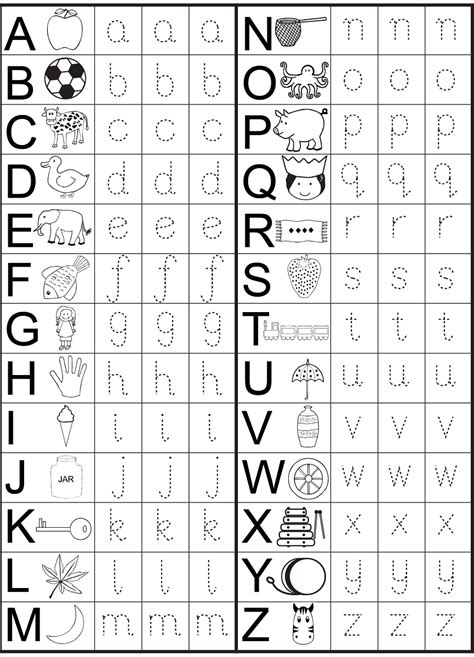 4 Year Old Worksheets Printable Preschool Worksheets Alphabet