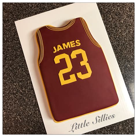 A Lebron James Jersey Sheet Cake Shirt Cake Basketball Birthday Party Cakes