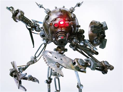 Pin By Takayuki Hayama On Metal Robots Metal Robot Metal Crafts