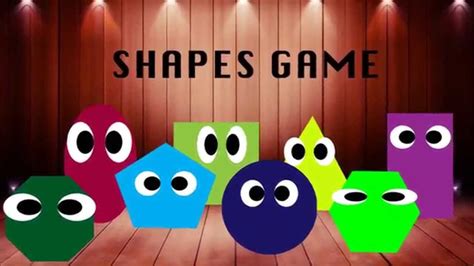 Basic Shape Game For Children Youtube