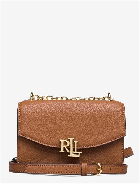 Lauren Ralph Lauren Small Leather Madison Crossbody Bag Lauren Tan