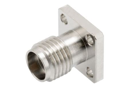 292mm Female Field Replaceable Connector 4 Hole Flange Mount With Emi