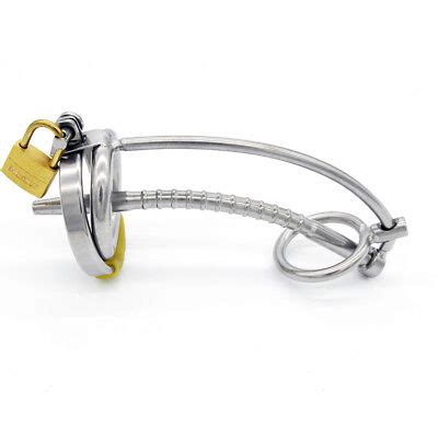 High Quality Stainless Steel Male Chastity Device Cage With Urethral Tube A Ebay