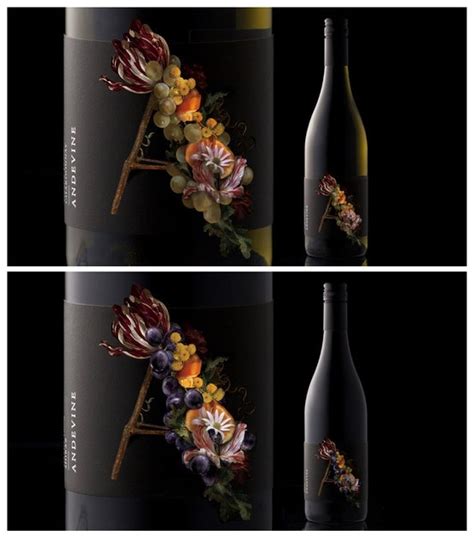 Andevine Wine Bottle The Dieline Blog