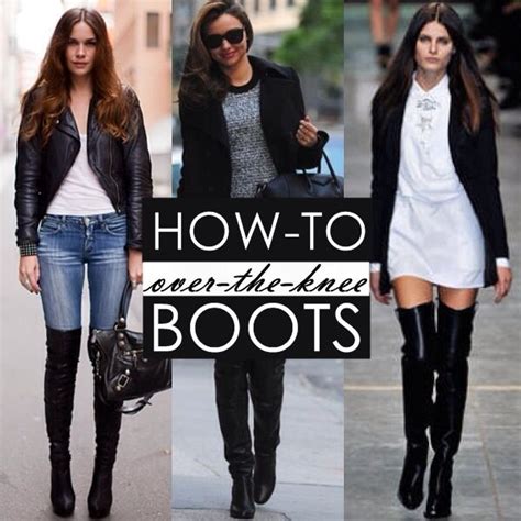 Trending How To Wear Tall Over The Knee Boots Tall Black Boots