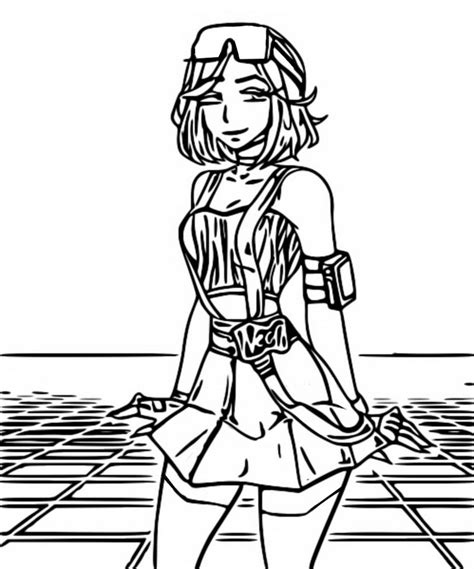 Coloring Page Fortnite Chapter 2 Season 1 Cameo 3