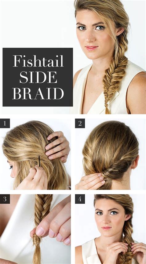 If you would like to wrap the band with hair when finished, leave a small piece aside, separate. 15 Cute Fishtail Braids You Should Not Miss - Pretty Designs