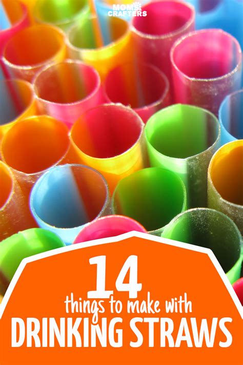 14 Of The Best Drinking Straw Crafts Moms And Crafters