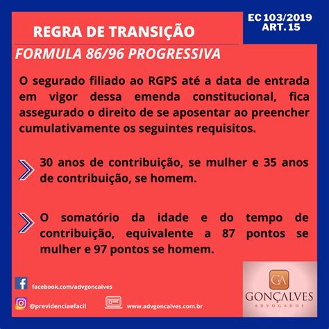 Regra De TransiÇÃo Formula 8696 Progressiva