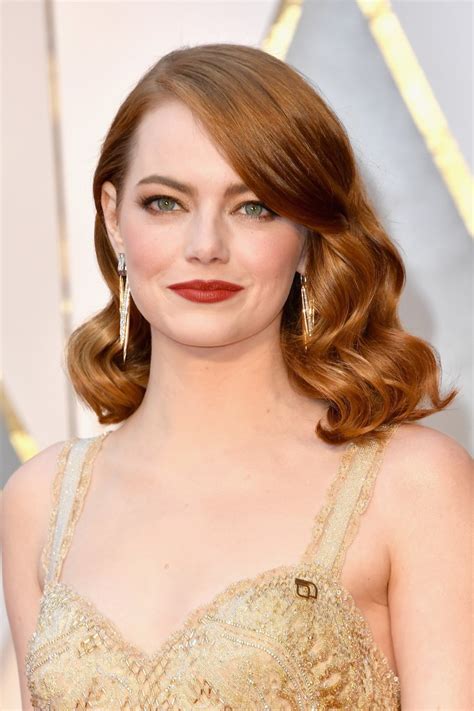 Emma Stone Sports New Strawberry Blond Hair Color