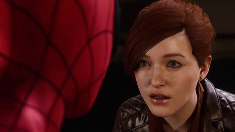 Spider Man Ps4 2018 Cut Scene Spider Man Saves Mary Jane Youtube