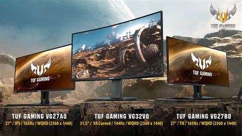 Asus Announces Availability Of Tuf Gaming Vg Series Monitors Techporn