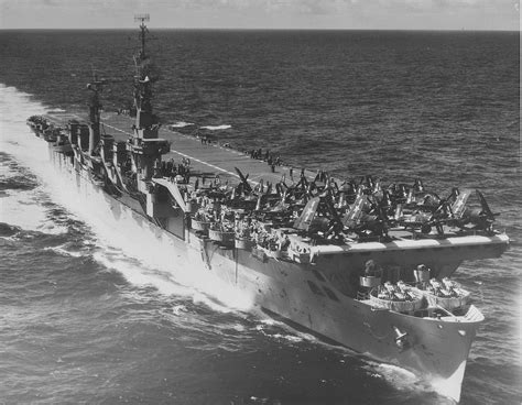 Uss Saipan Cvl 48 Lead Ship In Her Class Of Light Aircraft Carriers