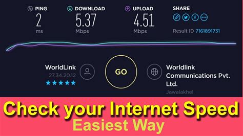 Check Internet Speed Youtube