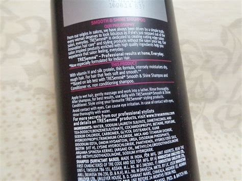Tresemme Smooth And Shine Shampoo Review