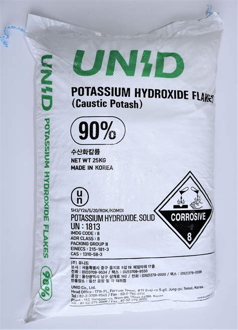 Potassium Hydroxide Flake Food Grade Ecochem Limited