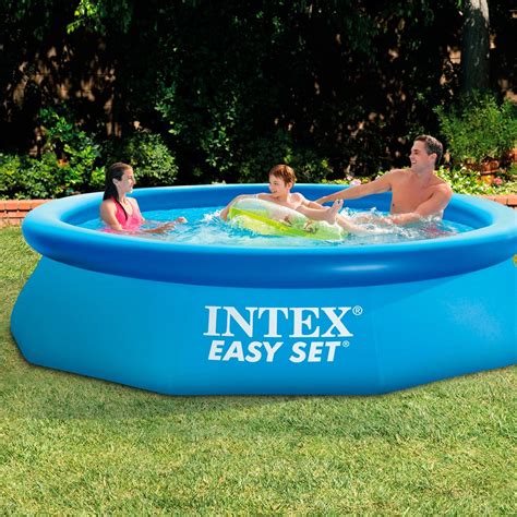 Intex 10 X 30 Easy Set Above Ground Inflatable Swimming Pool 28120e