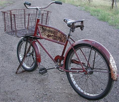 Pepperell Grocery Delivery Bike 1950 Schwinn Cycle Truck